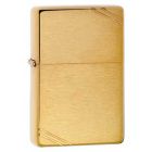 Vintage Brushed Brass Zippo Lighter 240