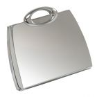 Silver Plated Handbag Shaped Compact Mirror