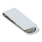 Straight Silver Plated Money Clip