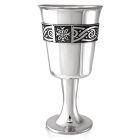 English Pewter Company Celtic Goblet with Pewter Band