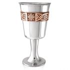 English Pewter Company Celtic Goblet with Copper Band