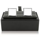 English Pewter Company Silver Plated Square Cufflinks