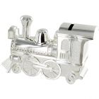 Childs Silver Plated Train Money Box