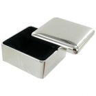 Silver Plated Square Trinket Box