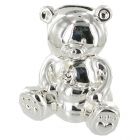 Childs Silver Plated Bear Holding a Duck Money Box