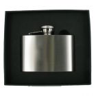4oz Brushed Stainless Steel Hip Flask