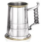 English Pewter Co. Heavy Gauge 1 Pint Rodney Tankard