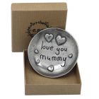 English Pewter Company Round Mummy Trinket Dish
