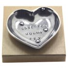 English Pewter Company Heart Shaped Mummy Trinket Dish