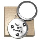 English Pewter Company Round Mummy Compact Mirror