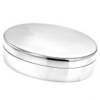 English Pewter Company Oval Trinket Box in Solid Pewter