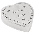 English Pewter Company Love You Trinket Box