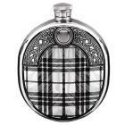 English Pewter Company 6oz Sporran Wedge Hip Flask