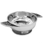 English Pewter Company 3.5” Iona Gaelic Quaich Cup