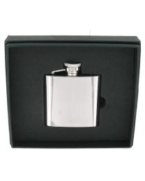 2.5oz Small Polished Stainless Steel Hip Flask