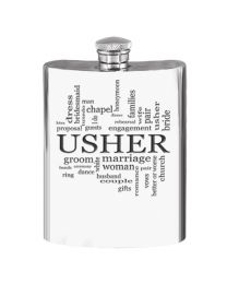 English Pewter Company 6oz Usher Hip Flask