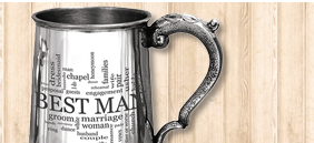 Engraved Tankards for all occasions. An engraved tankard makes a great gift.